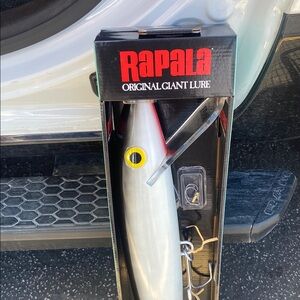 Silver and Red Fishing Lure